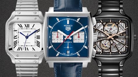 cartier sqaure watch|affordable automatic square watch.